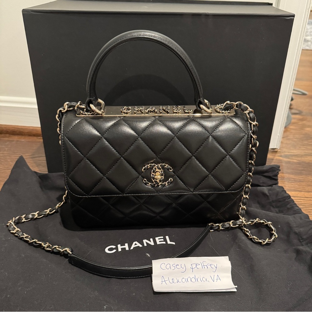 Chanel Trendy CC Flap Bag 23S Small Black